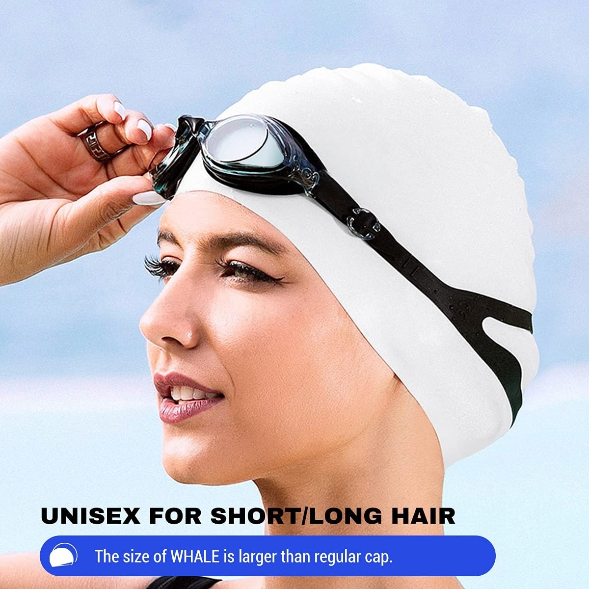 Casca Inot Casca de Inot Unisex Extra Mare, Silicon Durabil, Protecție pentru ...