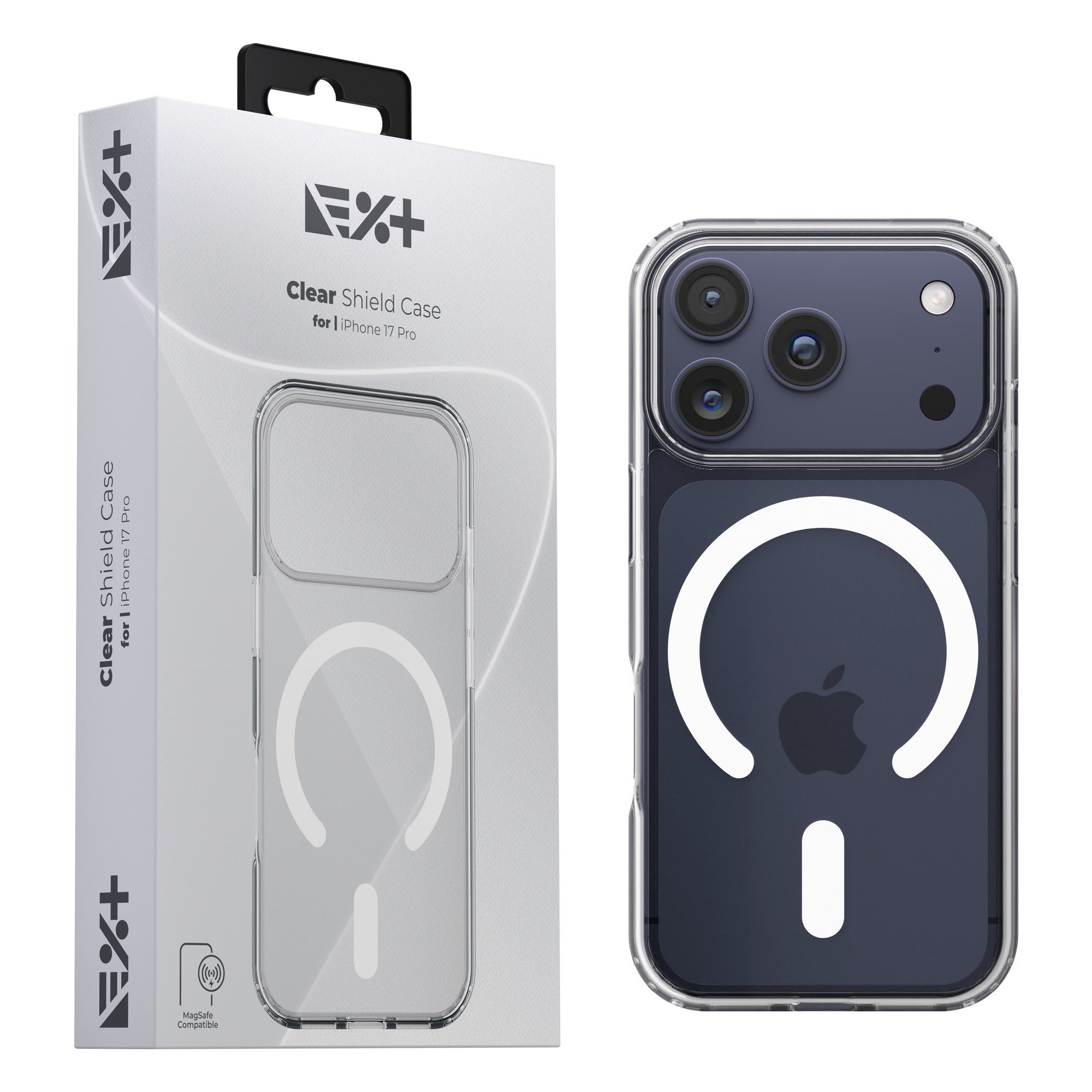 Husa de protectie NOA Mist Shield, compatibila Magsafe, pentru Iphone 17 Pro, Clear