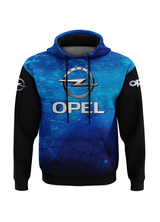 Мъжки суитшърт Opel 1.5.3, с качулка, многоцветен