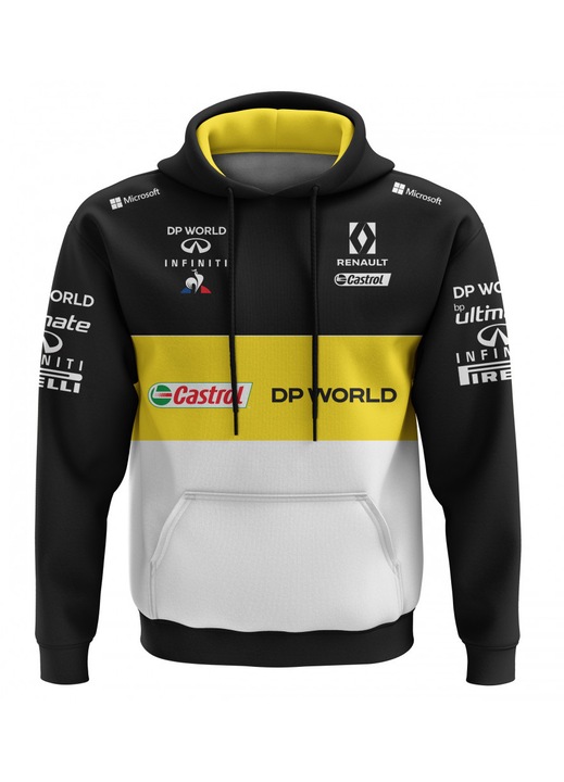 Hanorac barbati Renault F1 1.6.7, cu gluga, multicolor