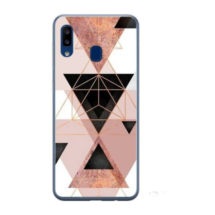 Husa personalizata HQ Print 360 de grad pentru Samsung Galaxy A20, Abstract #5, S1D1M0368, Atlas