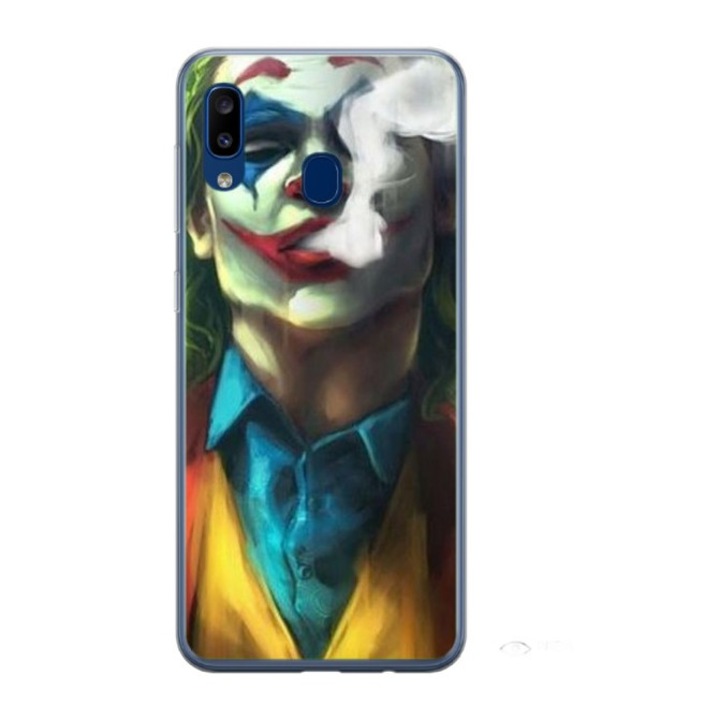Husa personalizata HQ Print si Folie de Silicon pentru Samsung Galaxy A40, Joker #4, S1D1M0166, Atlas