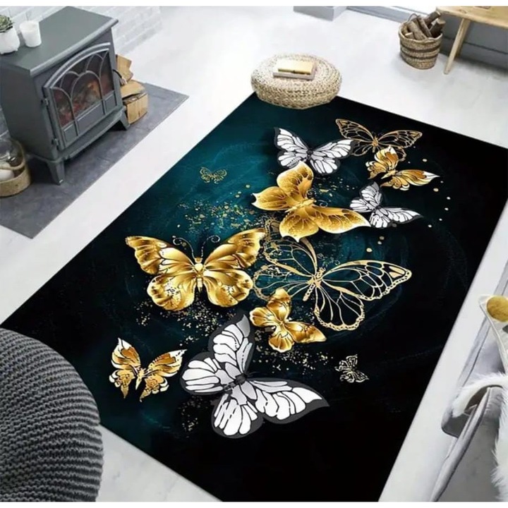 Covor 150x200 cm, Aspect de Lux, Anti-Alunecare, Perfect in Orice Camera