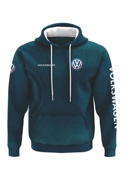 Мъжки суичър Volkswagen 2.1.4, с качулка, многоцветен