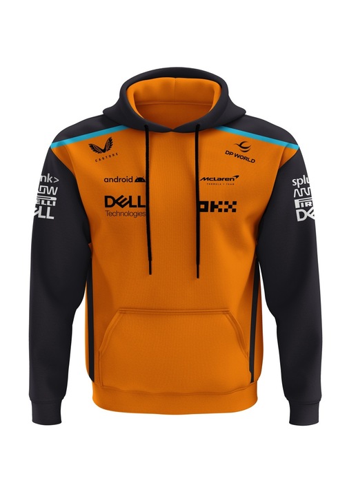 Мъжки суитшърт McLaren F1 1.8.9, с качулка, многоцветен