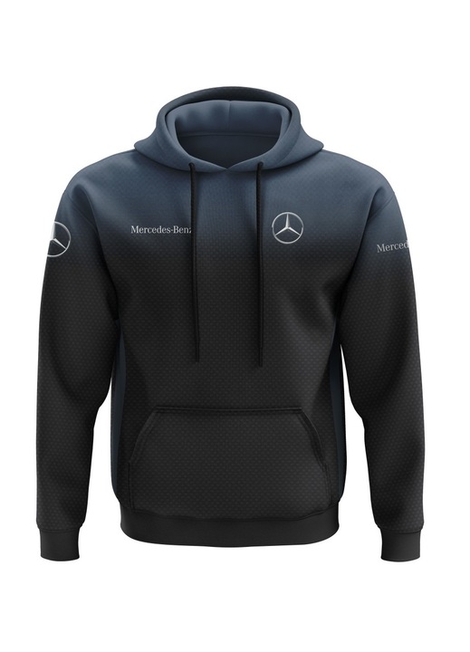 Mercedes-Benz 2.0.1 férfi kapucnis pulóver, többszínű