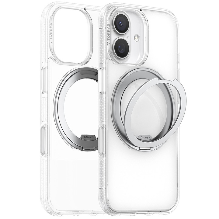 Husa pentru iPhone 17 - Torras Ostand R Fitness Series - Clear