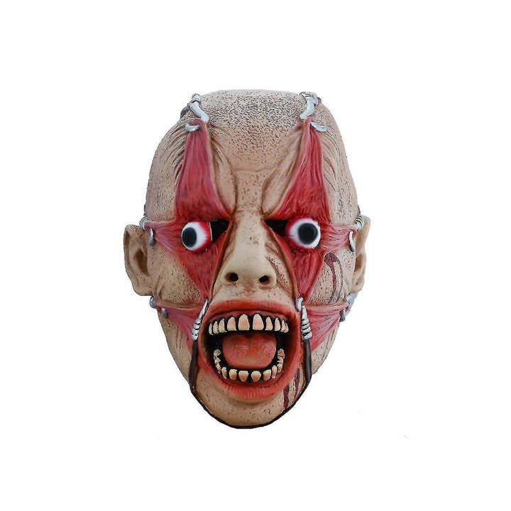 Halloween maszk, latex, felnőtteknek, ijesztő design