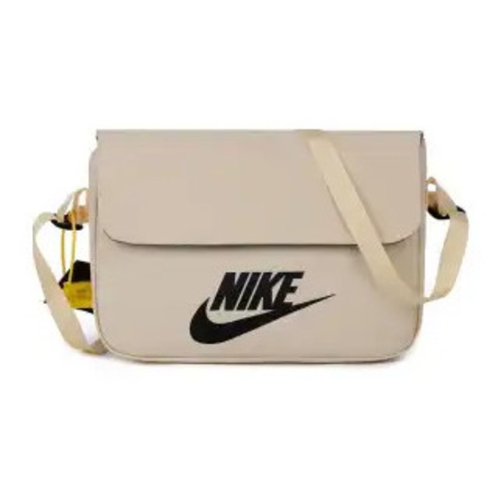 Férfi válltáska, Nike, khaki/fekete