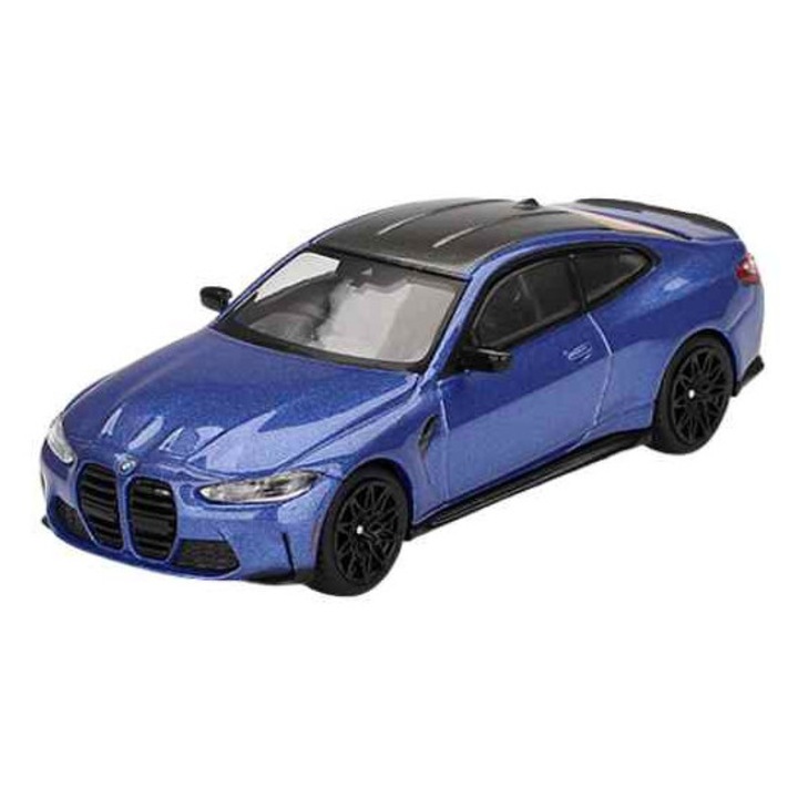 Mini GT 1/64 BMW M4 Competition (G82) Portimao Blue autómodell