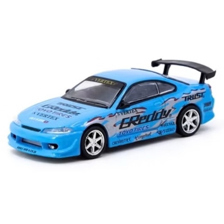 Tarmac Works 1/64 autómodell VERTEX Nissan Silvia S15 Greddy