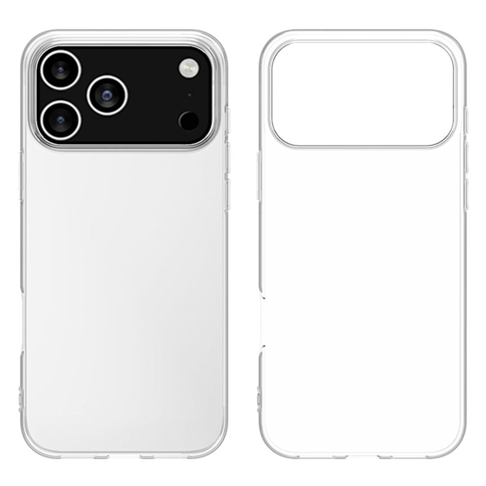 Husa pentru iPhone 17 Pro DaDen, silicon transparent Premium, Ultra Slim, Flexibila, Transparenta