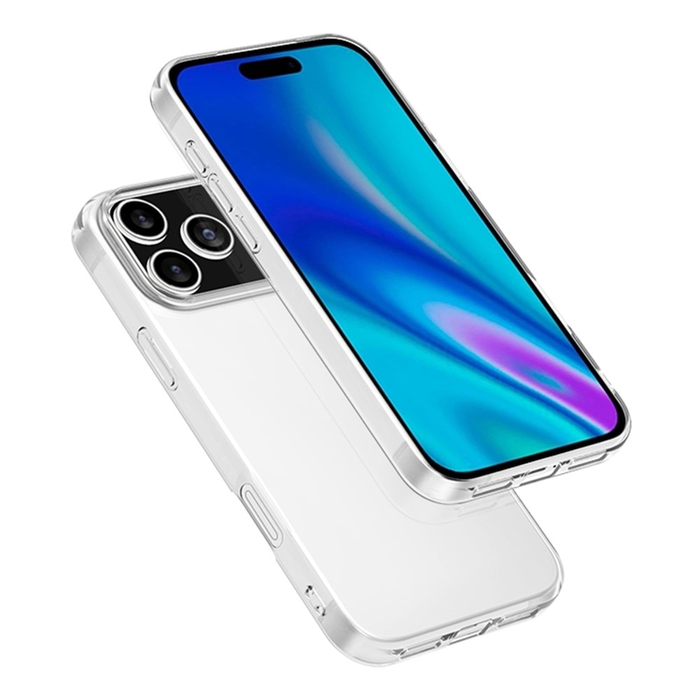 Husa pentru iPhone 17 Pro DaDen, silicon transparent Premium, Ultra Slim, Flexibila, Transparenta