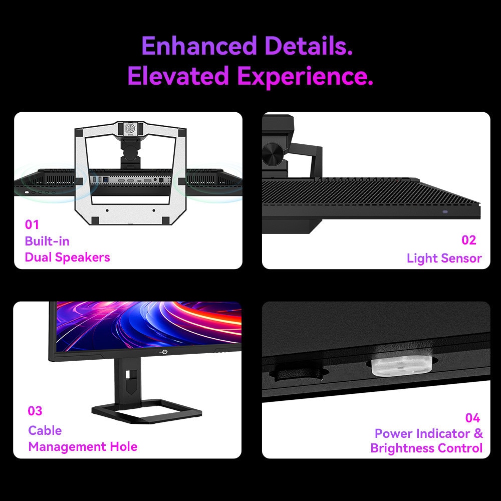 Mini LED Monitor Gaming TITAN ARMY P275MV PLUS, 27'', 4K@160Hz/FHD