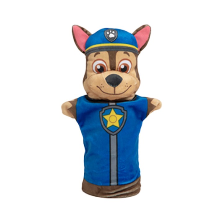 Papusa de mana, in forma de caine, Paw Patrol, Mini Junior PM0509C3, Albastru