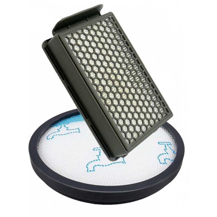 Set 2 filtre e-SWC Supreme® pentru aspirator Rowenta Compact Power XXL / Rowenta Power Cyclonic XXL, echivalent cu ZR780000