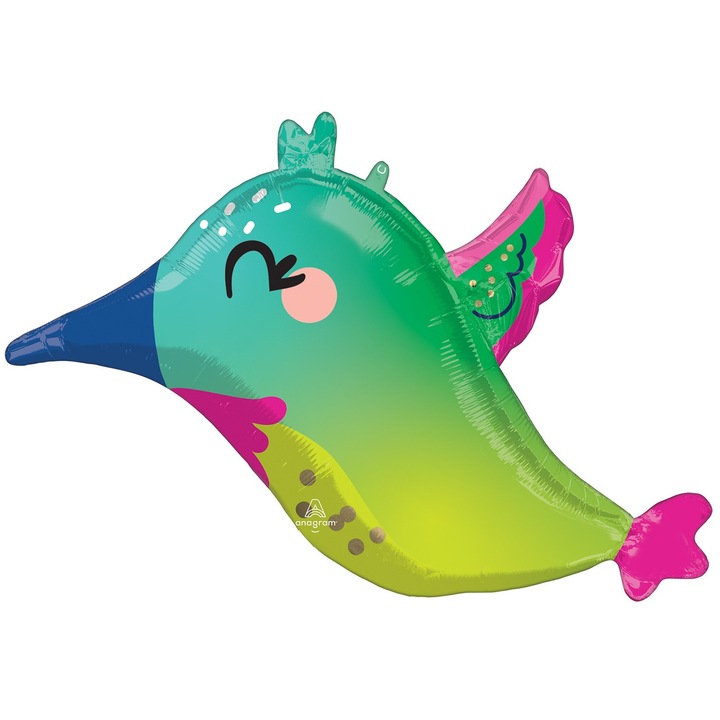 Фолиев балон Колибри, AMSCAN, 63x40 см, комплект 1 бр.