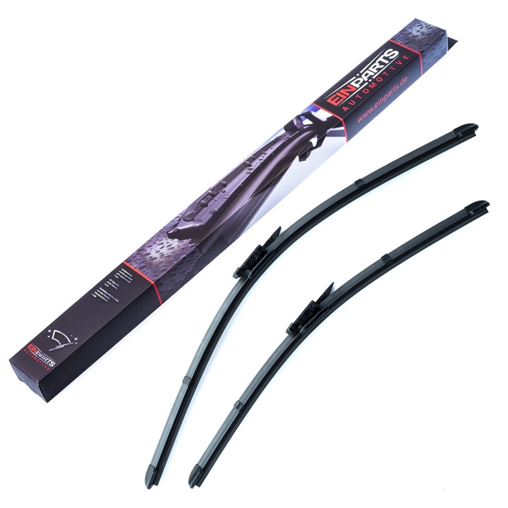 EinParts Automotive 560x460mm ablaktörlő készlet BMW 1-es sorozat F20/F21, BMW 2-es sorozat F22/F23 modellekhez, keret nélküli, extrém időjárási körülményeknek ellenálló