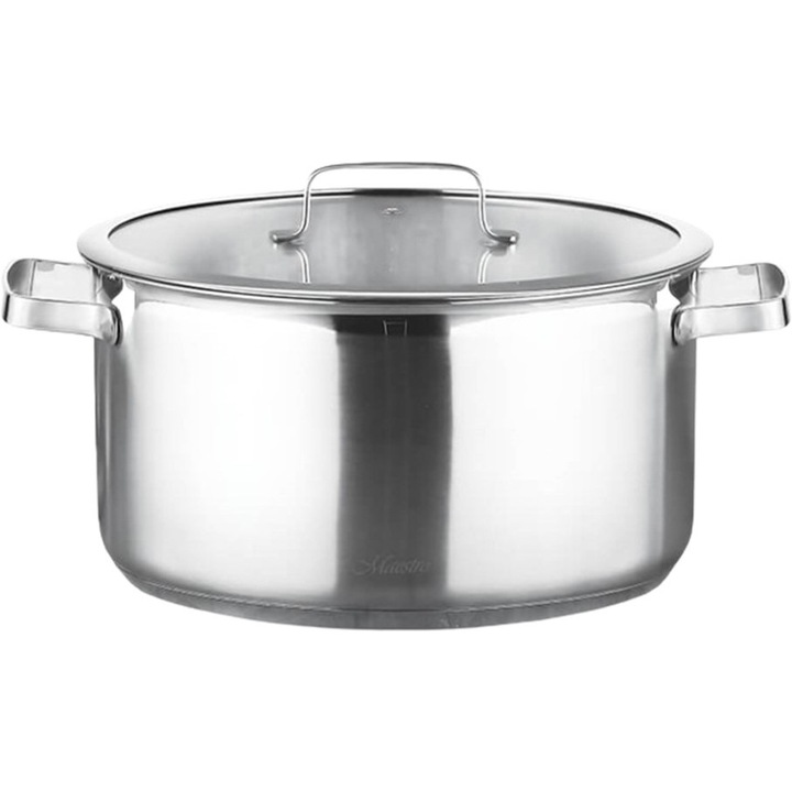 Fazék fedővel Maestro 16 cm, 1,3 l, rozsdamentes acél, minden típusú főzőlaphoz