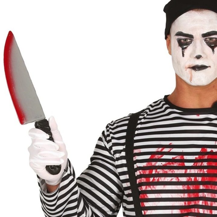 Cutit de plastic 37cm, Fiestas Guirca, Halloween, design lemnos, set 1 bucata