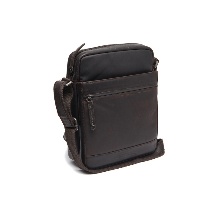 Férfi táska, The Chesterfield Brand, valódi bőr, Anzora, Sötétbarna