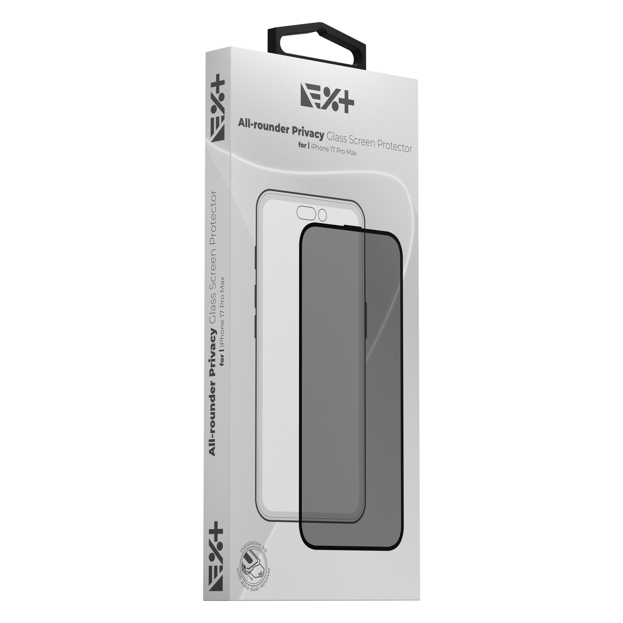 Folie de protectie din sticla All-rounder Privacy NOA pentru Iphone 17 Pro Max