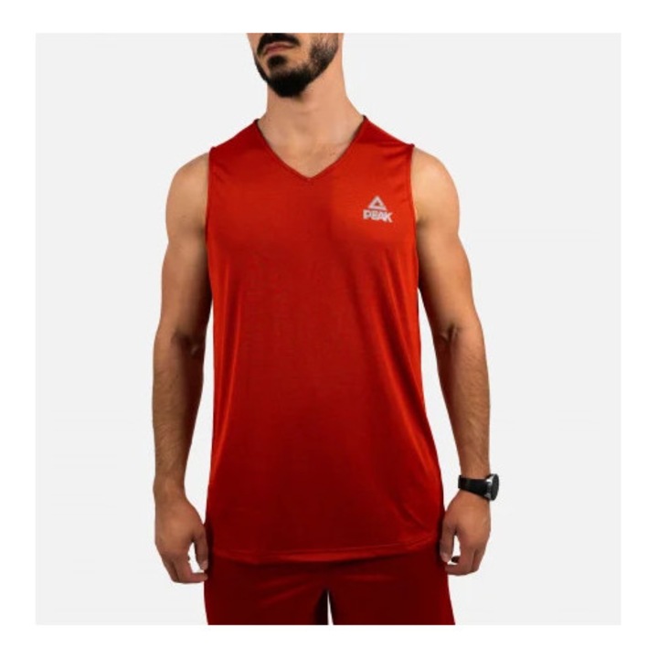 Set Maiou/Short Baschet Reversibil Peak Rosu/Negru, Rosu/Negru