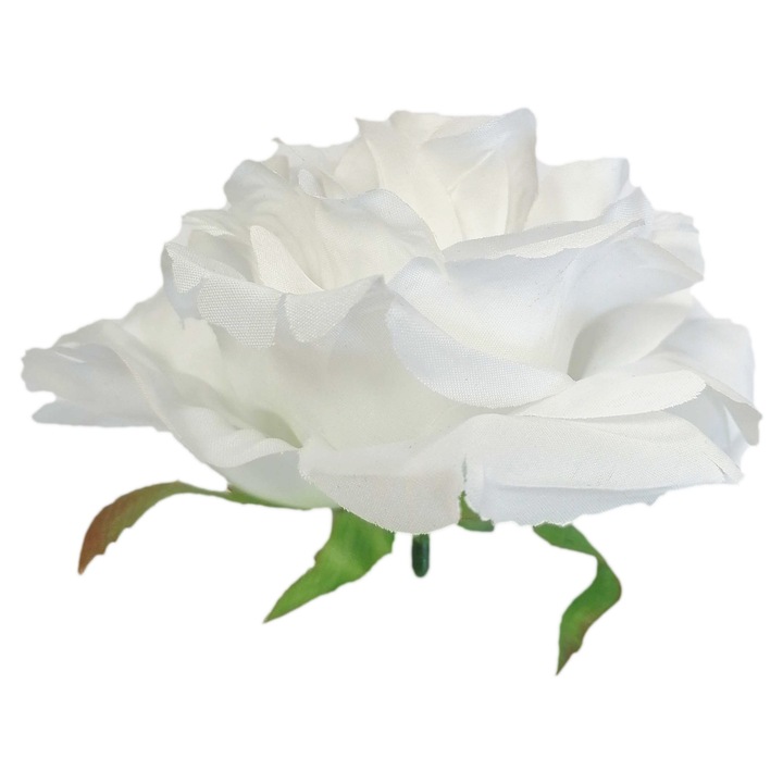 Radacina artificiala PartyPro, floare alba, 12-13cm, 8cm