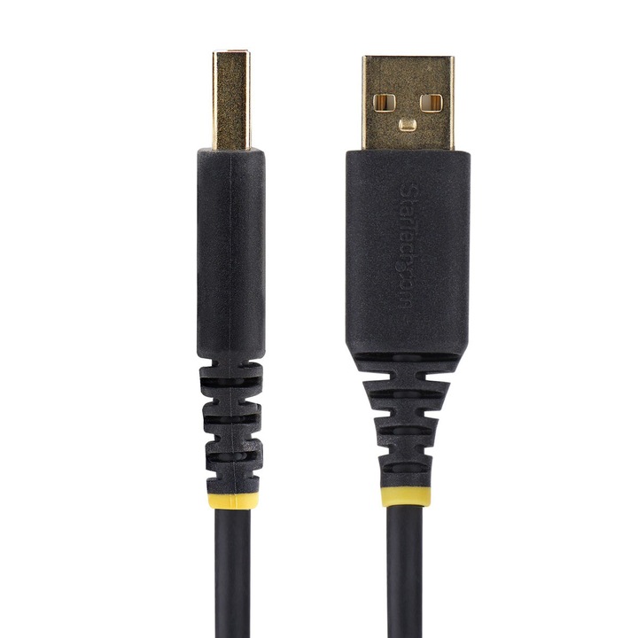 USB кабел Startech 1P3FFCB-USB-SERIAL Черен 1 м