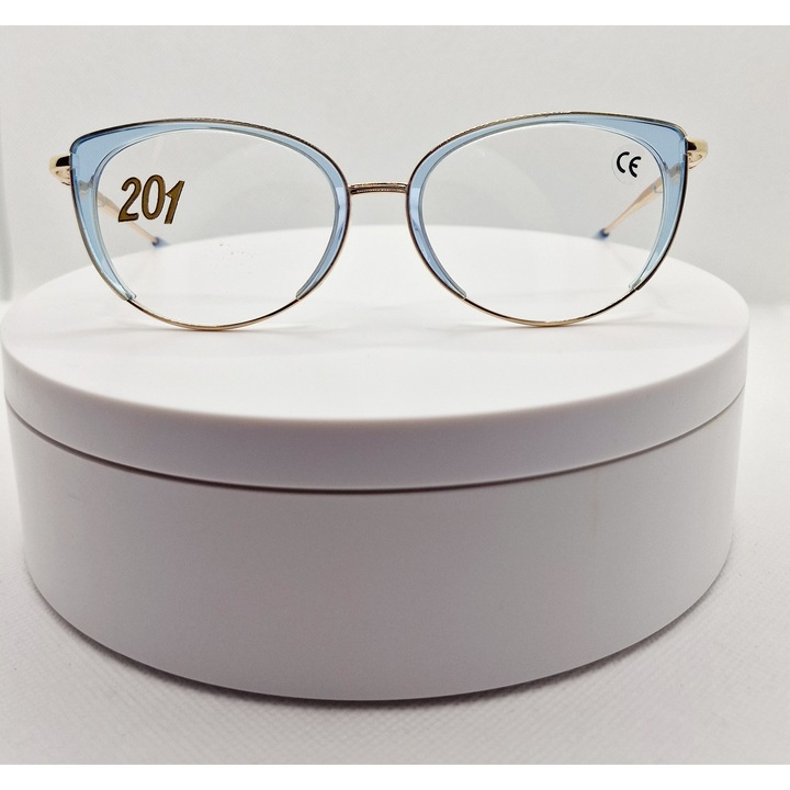 Rame Ochelari Foocall, Cat Eye, Albastru, Metal, pentru Copii