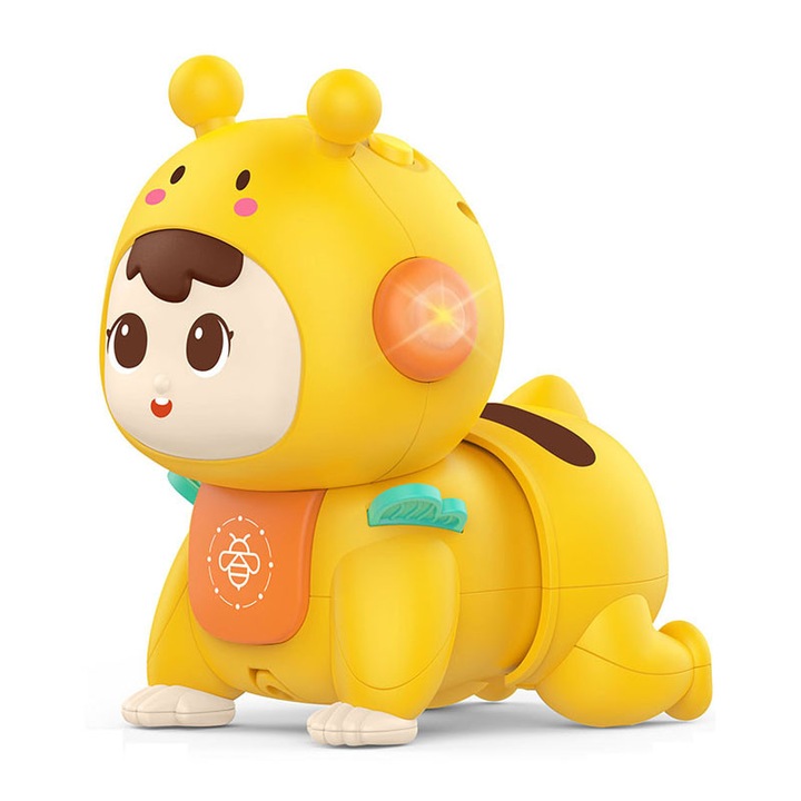 Фигурка Huanger, катереща се кукла, 2 нива на сила на звука, заоблени ръбове, многоцветен