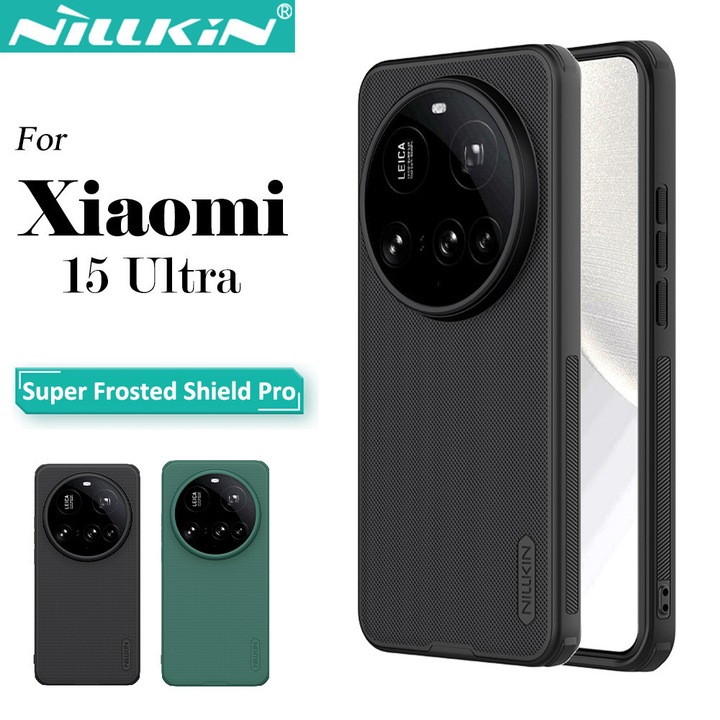 Carcasa Nillkin pentru Xiaomi 15 Ultra, rezistenta la socuri, design subtire si antiderapant