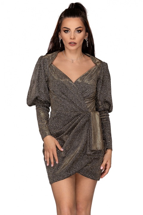 Къса рокля с плисиран бюст, Rn 2943