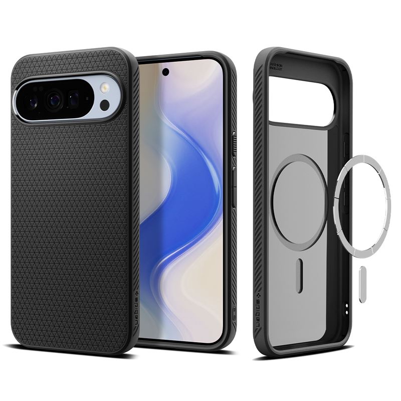 Carcasa Spigen Liquid Air MagSafe compatibila cu Google Pixel 10 Pro XL, Matte Black