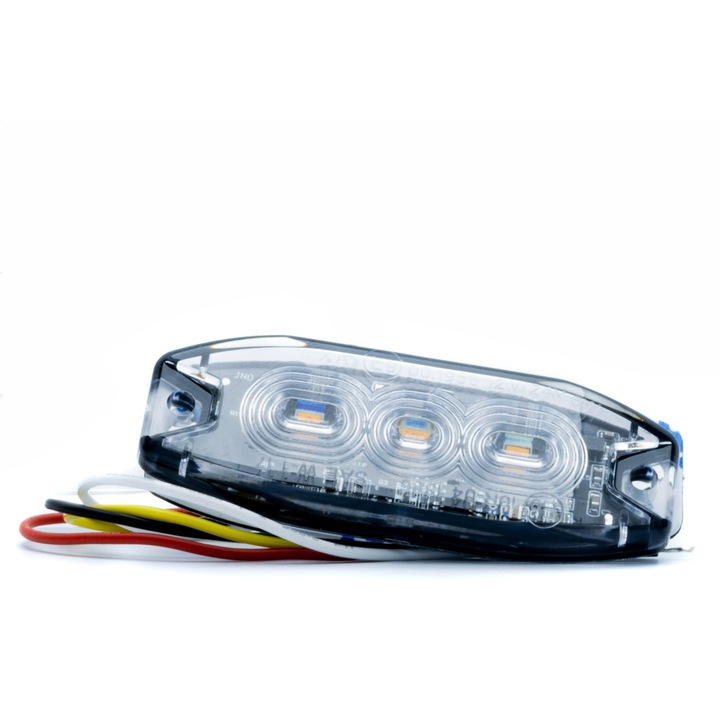 Lampa stroboscopica de avertizare 9W, Einparts Automotive, 15 moduri de iluminare, portocalie, 12-24V