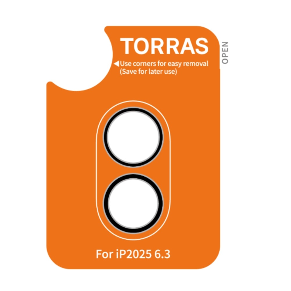 Torras Camera Lens Protector Фолио за камера за iPhone 17 - Torras Lensguard Протектор за камера ...