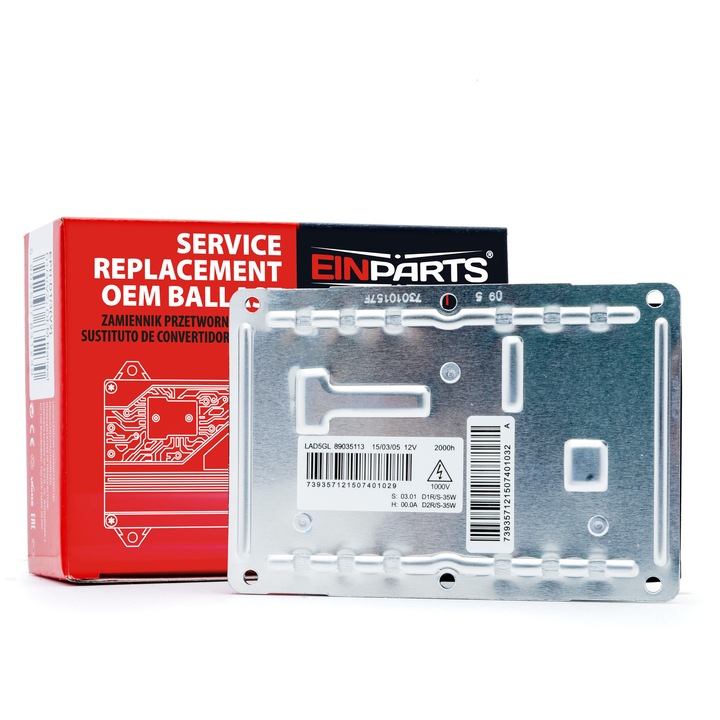 Convertor XENON HID SLIM 35W EinParts Automotive, pentru Audi BMW Opel Citroen Seat VW Volvo