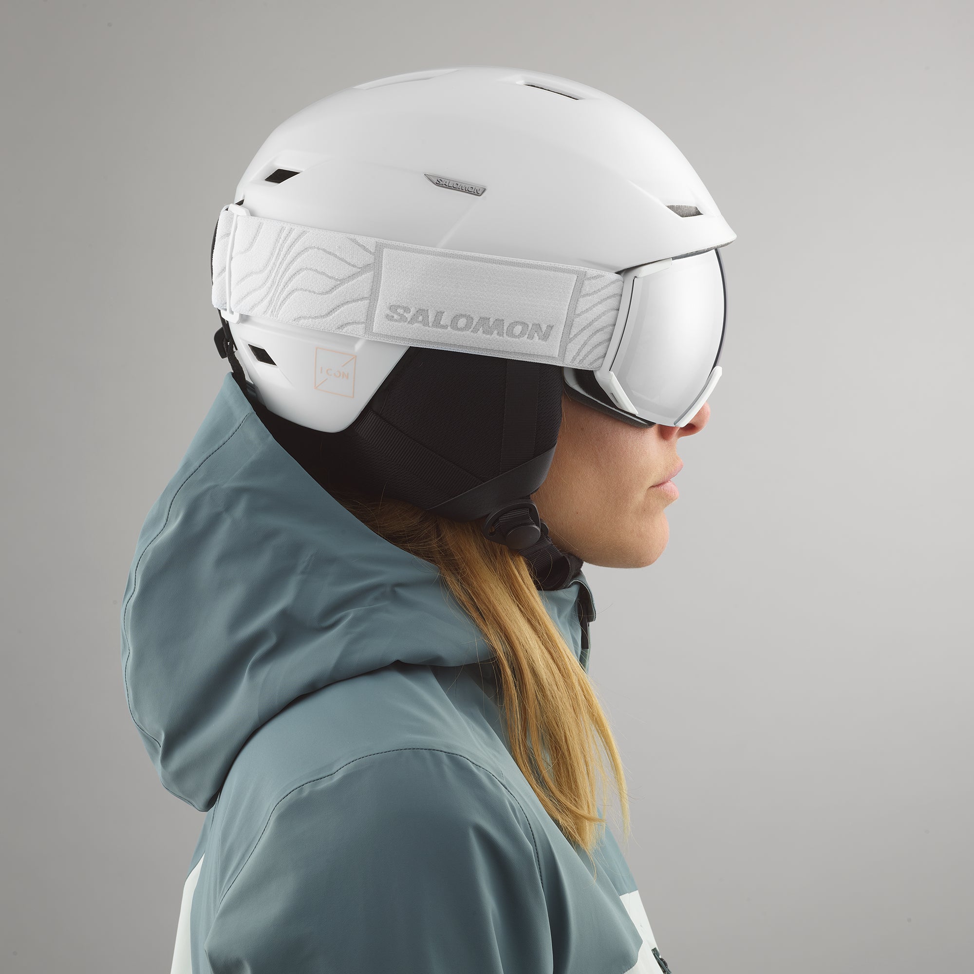 casca ski salomon Prime Driver Sigma Plus '23 which ensures maximum shock absorption in all directions Salomon MTN Lab Helmet -