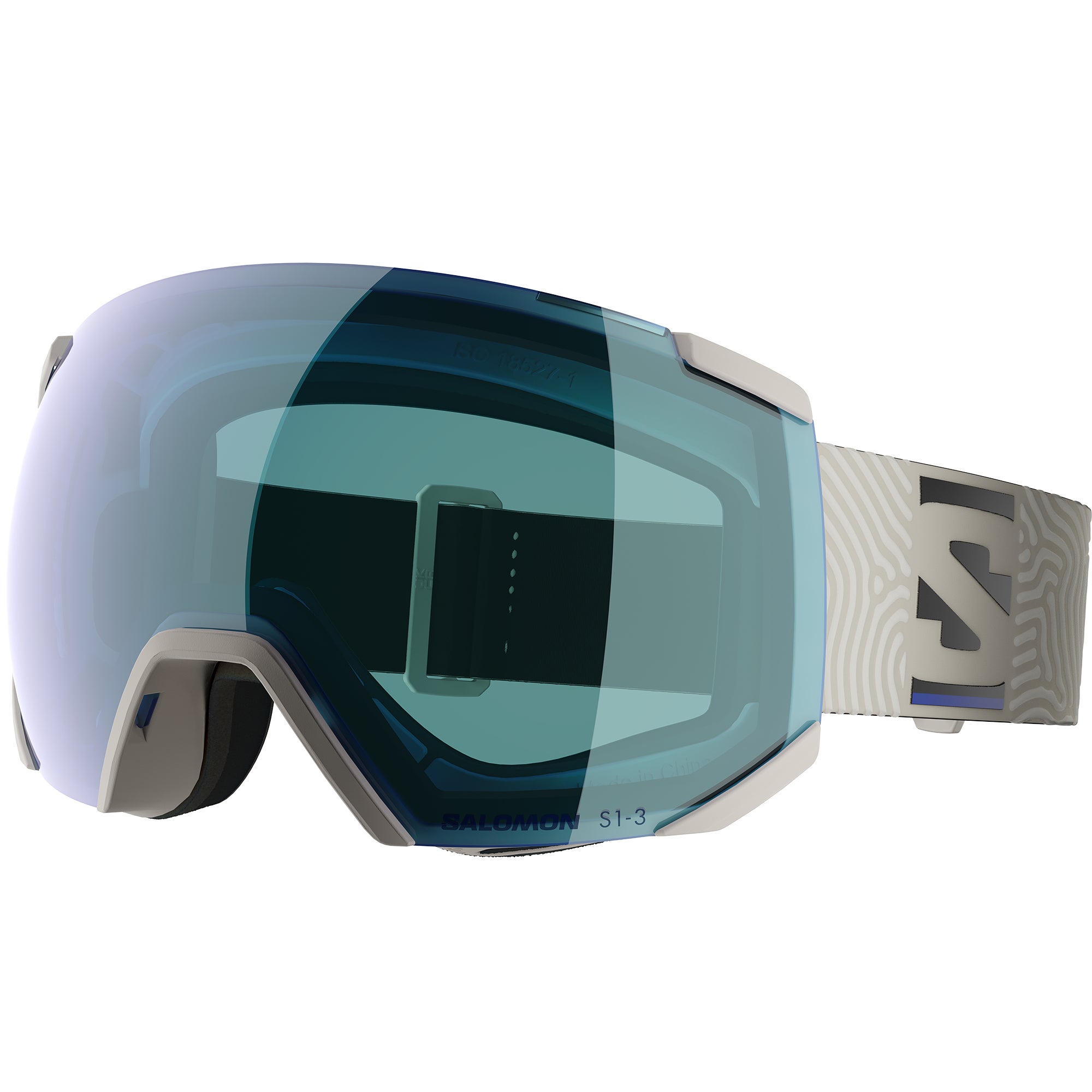 Ochelari ski Salomon adulti Radium Photo, RAINY DAY/BLUE - eMAG.ro
