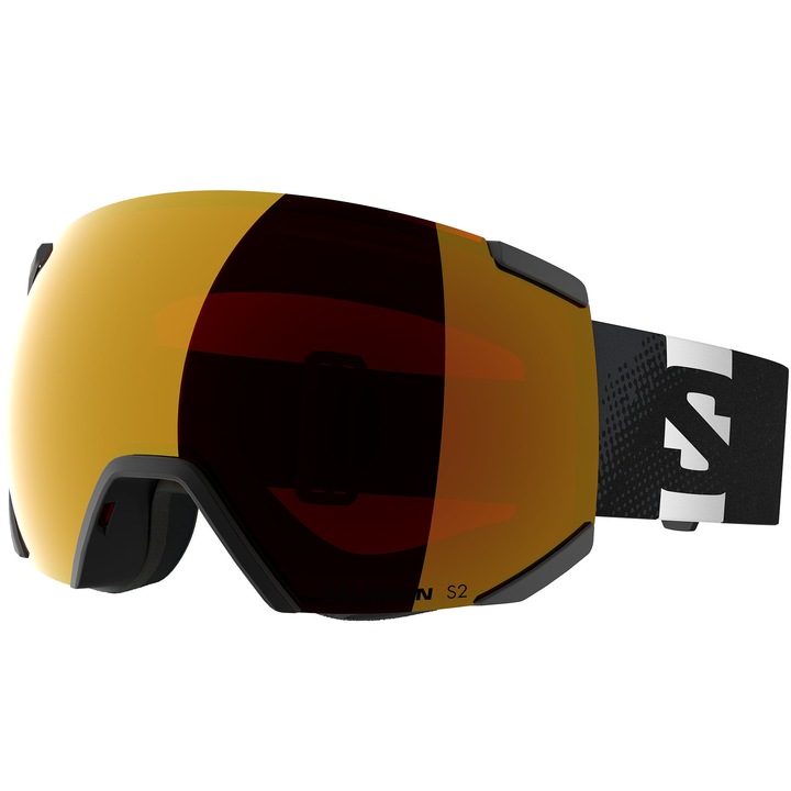 Ochelari ski Salomon adulti Radium ML, BLACK/Mid Red