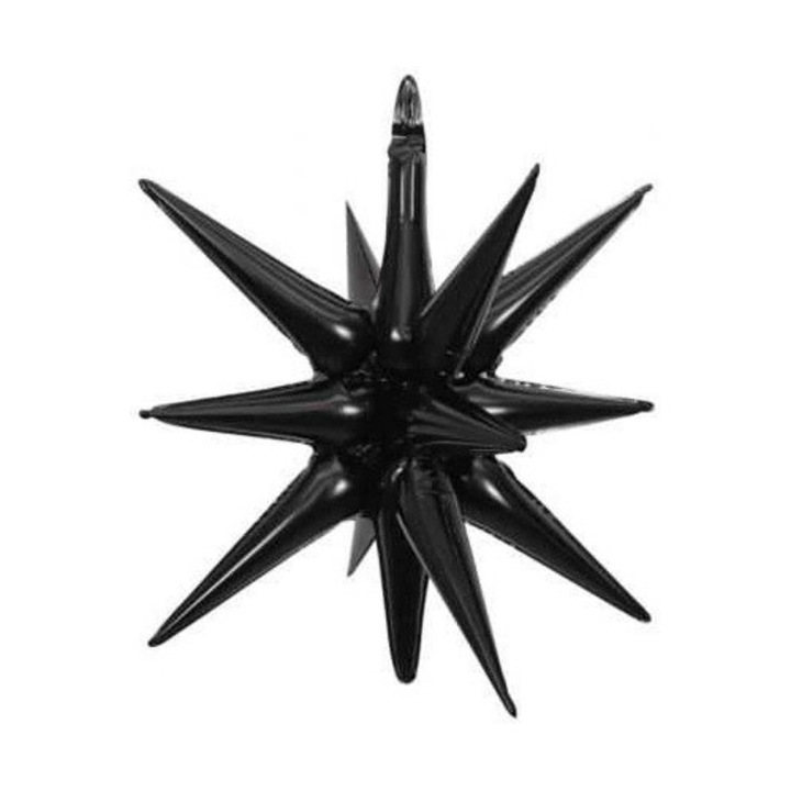Balon folie 3D Jix, negru, 106cm