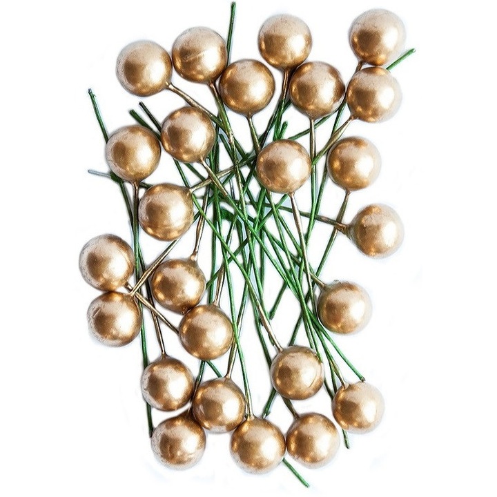 Set 24 buc. crengute, DpCraft, auriu