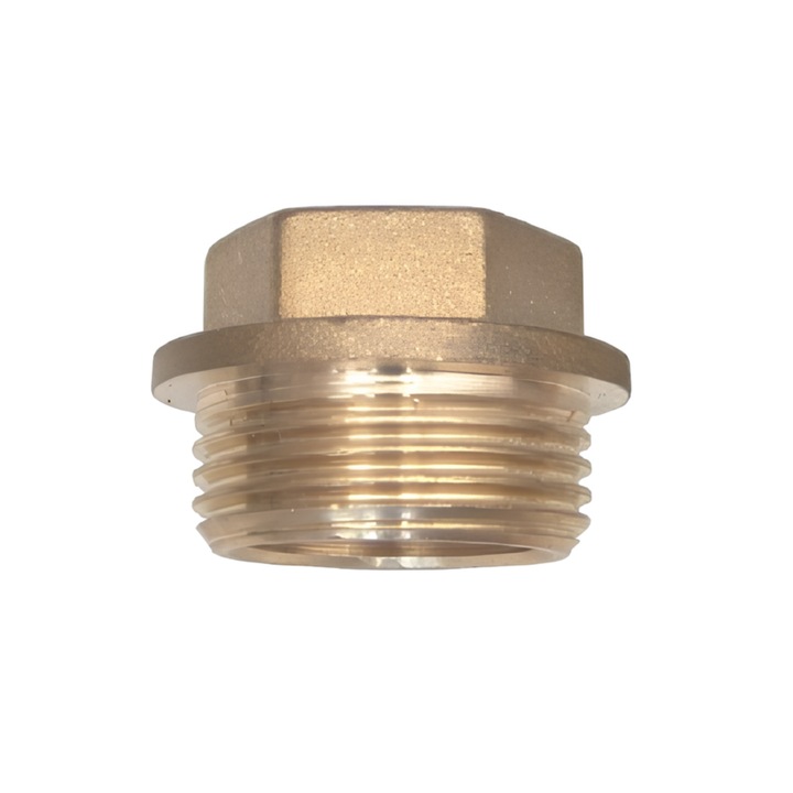 Dop cromat pentru radiator, stanga, 1" x 3/8", Premium