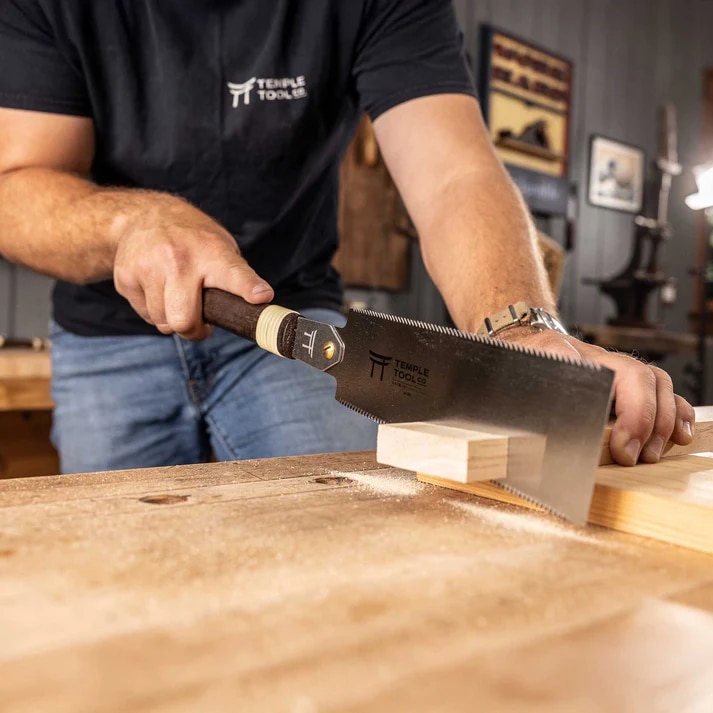 Fierastrau japonez profesional cu doua muchii Ryoba TEMPLE TOOL