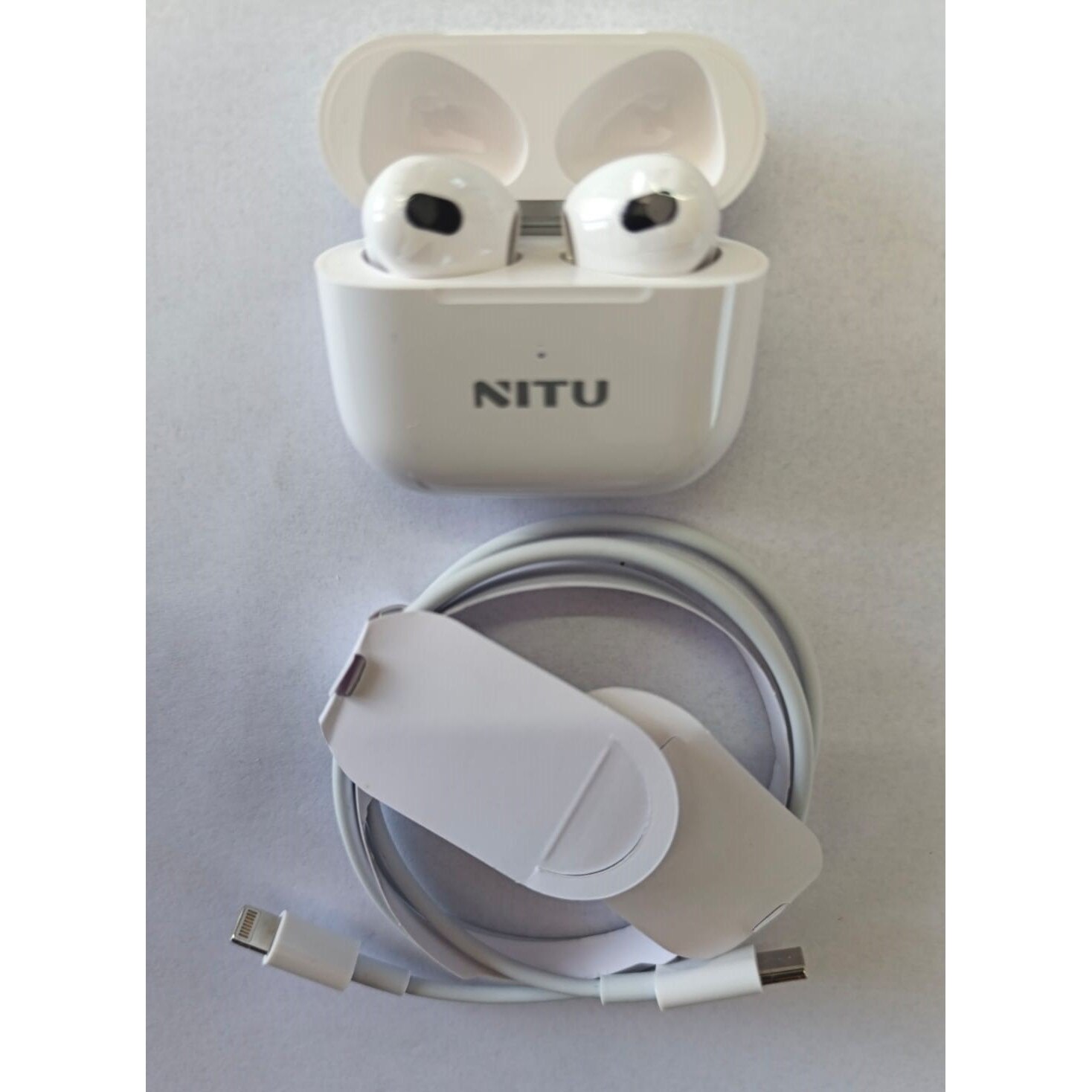 Casti Wireless In-ear Blutooth 5.0, Compatibil Android si ios, Extra ...