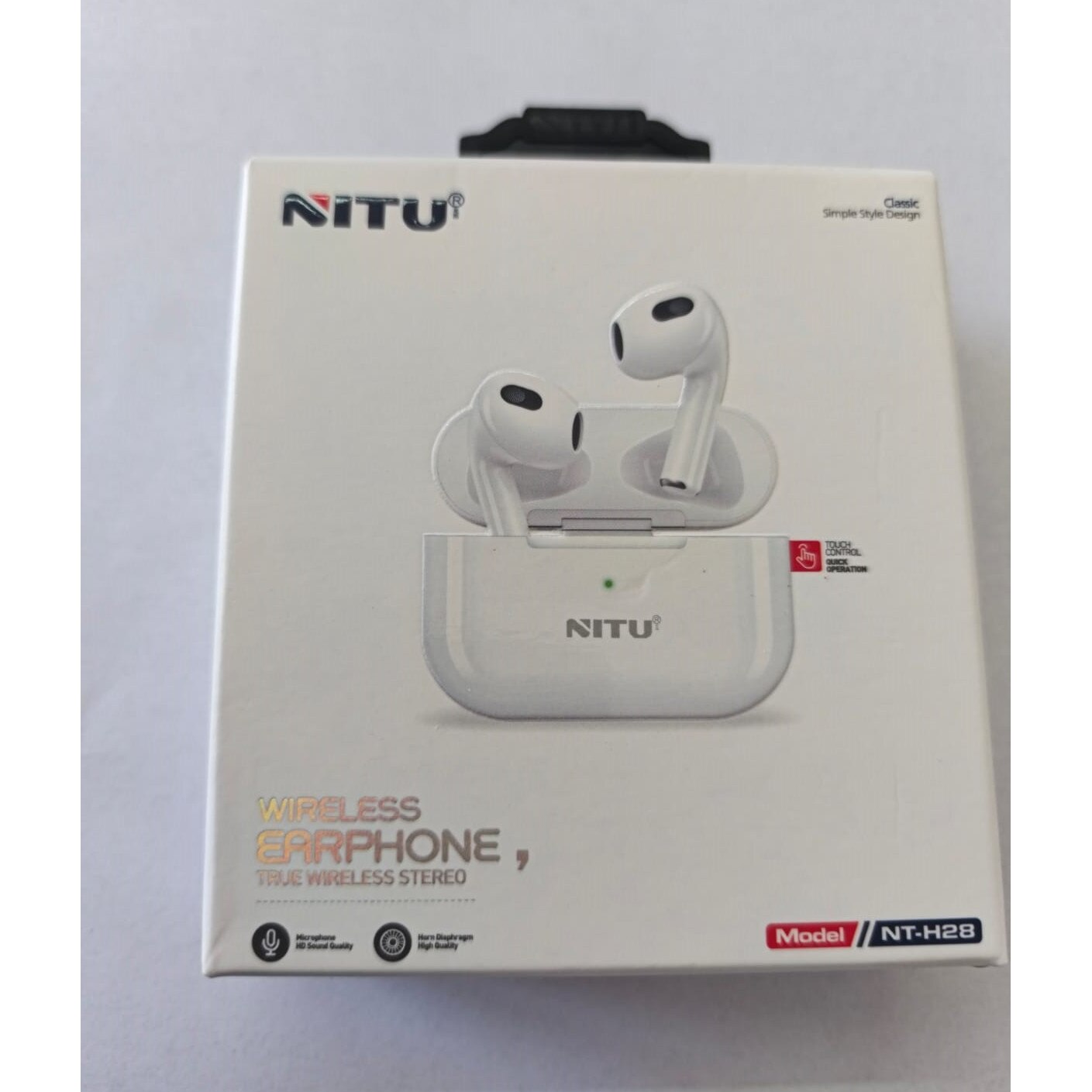 Casti Wireless In-ear Blutooth 5.0, Compatibil Android si ios, Extra ...