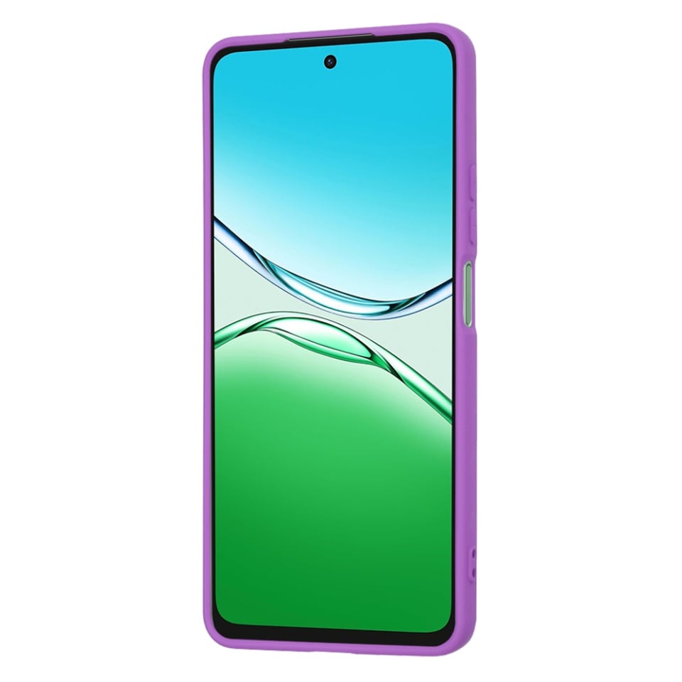 Husa pentru Oppo A5 Pro 5G / A5 Pro 4G, SKYDDAR INNOVATION, din Silicon Catifelat, SoftElegance, Mov, set cu sticker