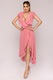 Rózsaszín voál midi ruha, RN 2723rp