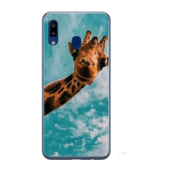 Husa personalizata HQ Print pentru Samsung Galaxy A40, Giraffe #2, S1D1M0096, Atlas