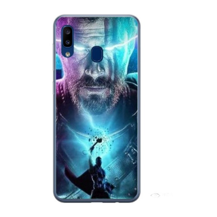 Husa personalizata HQ Print 360 de grad pentru Samsung Galaxy A20, Thor #1, S1D1M0201, Atlas
